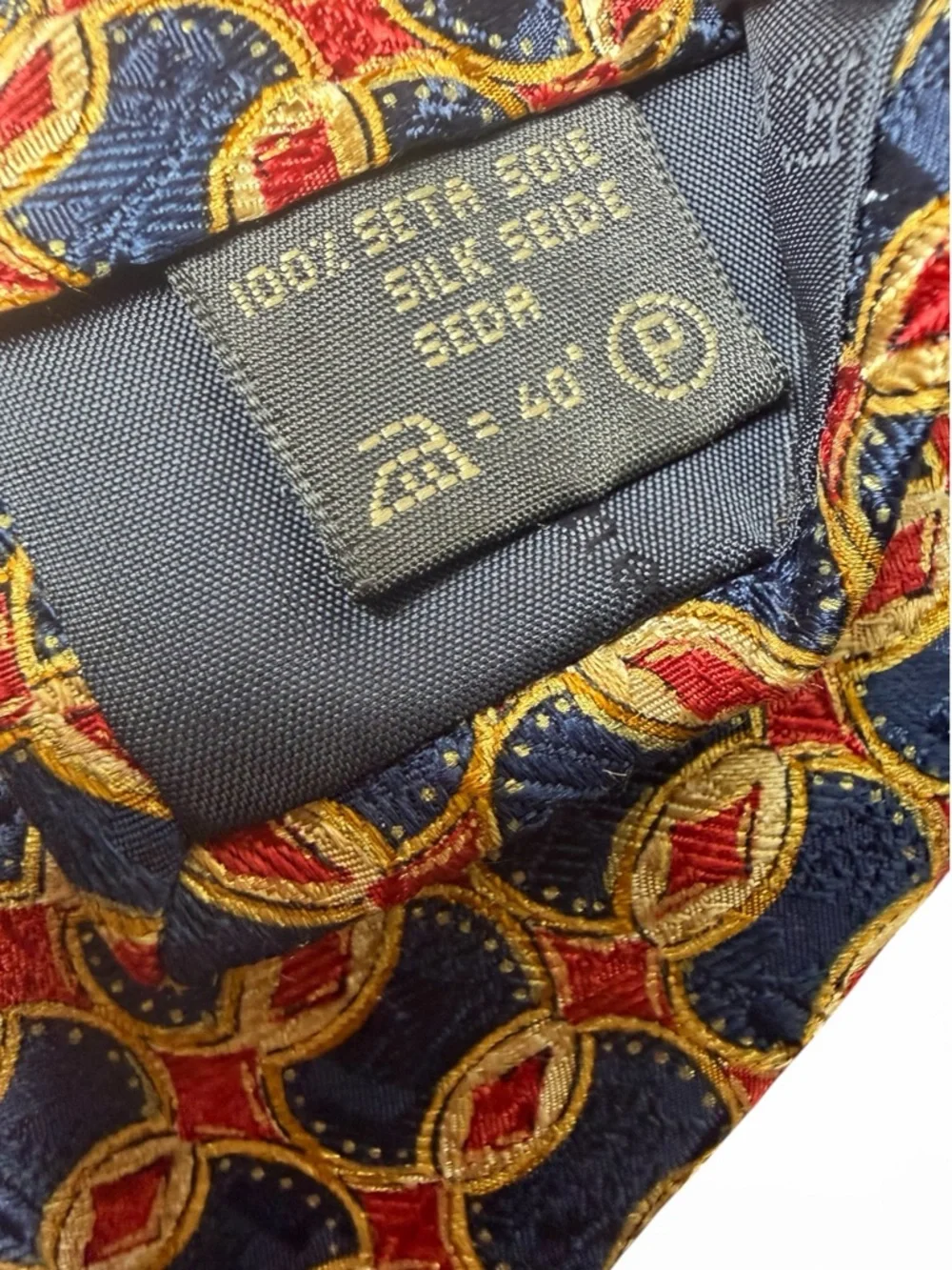 Vintage Ermenegildo Zegna 100% Silk Tie Bundle Italian Geometric Novelty Wide